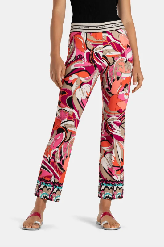 Ranee Easy Kick Pant - Pink Garden