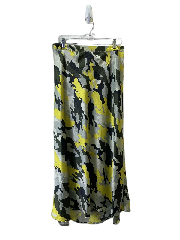 Skirt Maxi By Ashley Stewart In Camouflage Print, Size: 18