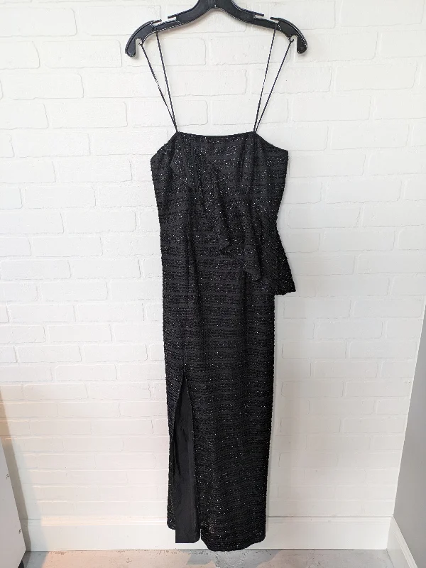 Black Dress Party Long H For Halston, Size S